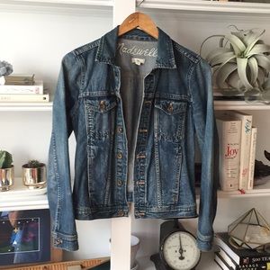 Madewell Classic Jean Jacket in storm cloud wash